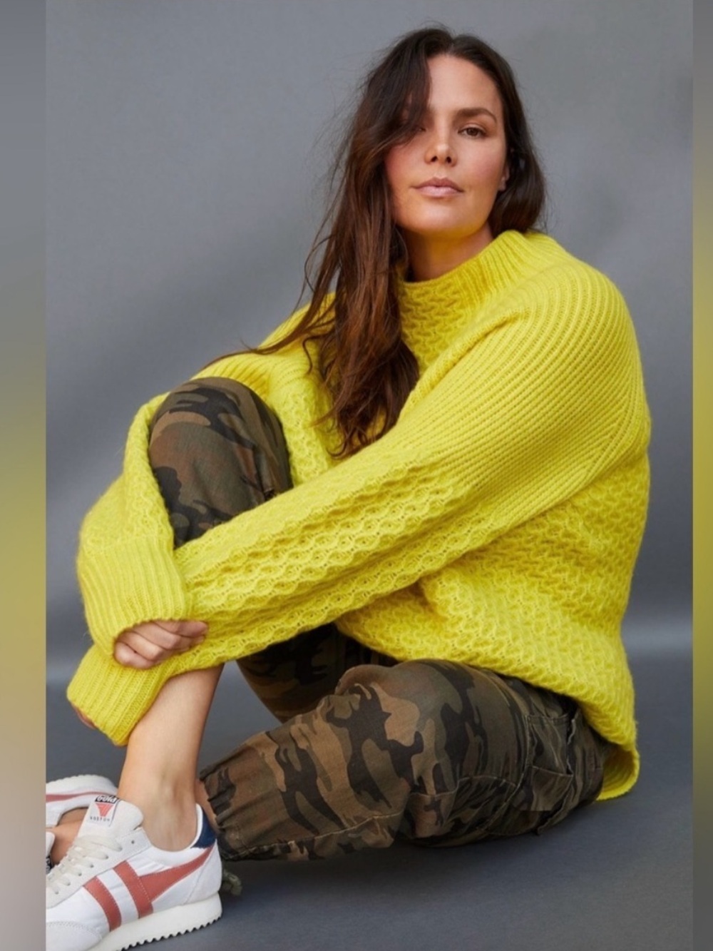 Anthropologie Bia Mockneck Tunic Sweater